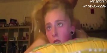 Perfect Body Teen Over Bed And Doggystyle Rammed