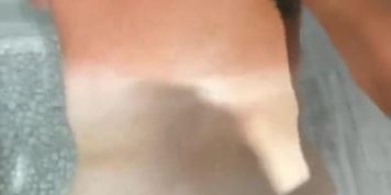 Wife wants to be fucked in the shower and given a facial homemade