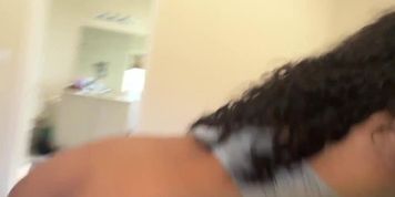 Teen Ebony Step Sis Needs A Ride - Step Bro Cums Multiple Times - Eden West - Household Fantasy