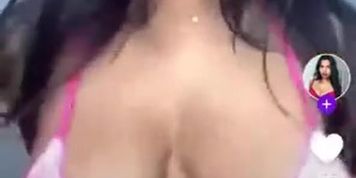 Zara patel / zarakhan / cryptogirly shaking big Indian boobs (Stella Del Mar)