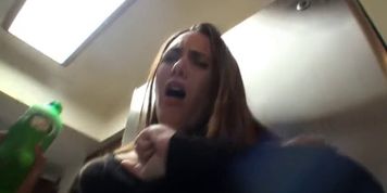 Pregnant Chugging Soda + Burping