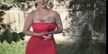 Mal Malloy red dress 1