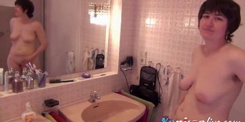 German MILF pleases her husband - video 1