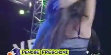 Two incredible college girls upskirt on tv