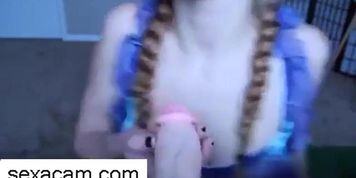 Webcam dildo pov