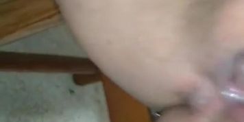 Saliendo orin del co&ntilde;o de  una sexi adolescente 