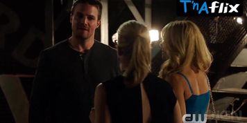 Charlotte Ross Breasts Scene  in Arrow