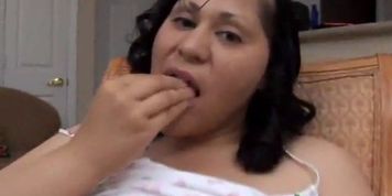 CHUBBY LOVING - Beautiful big tits brunette BBW