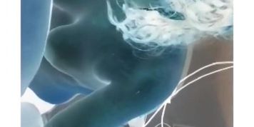 Sophie first time DP and loves it