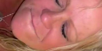 Bbw Blonde Milf Big Freckles Tits Blowjob Face Screw