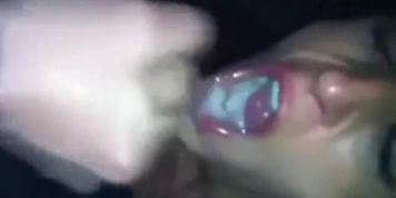After the party we found out that our co worker is cum slut