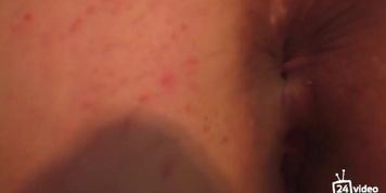Granny anal and blowjob