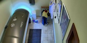 Czech Teen in Public Solarium