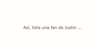 Spanish Justin Bieber fan fucking and sucking