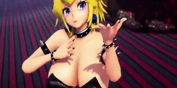 [MMD] Bowsette Pink Cat