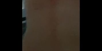 Aussie Slut getting a spanking and Kitchen screw