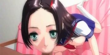Busty hentai girl tit and mouth fucking giant cock