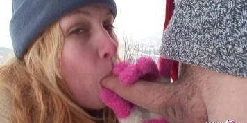 SCOUT69 - Real Czech Teen Street Whore No Condom Outdoor Sex for Cash