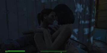 Lesbian sex. Bachelorette Party in 3d PC Game  Sex Mod, Porno Game (Adult Games)