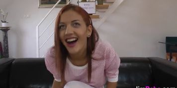 Cute sucking teen railed