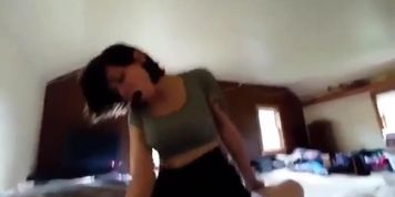 BIG TITTY EMO CHICK RIDES AND FUCKS