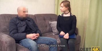 Guy from bank makes it with the teen debtor