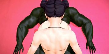 Monster Likes To Screw Big Tits 3D Hentai