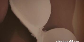 Russian blonde teen hot striptease for her bf (Lindsey Olsen)