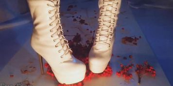 High heels boots crush rowan