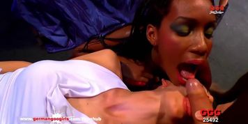 Ebony Beauty Zara Cumshots Compilation - German Goo Girls