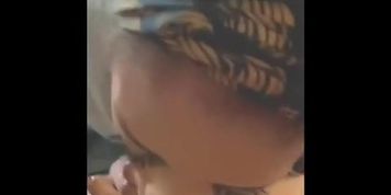 Jamaican babe loves to suck and ride her bf 