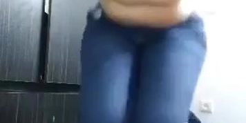 Iranian girl takes off her clothes