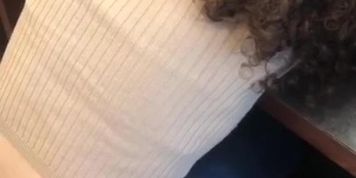 Cumming on light skinned latina&rsquo;s hip