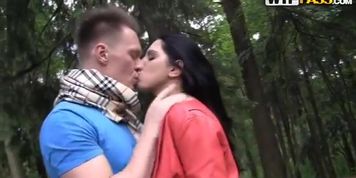 Kira in woods