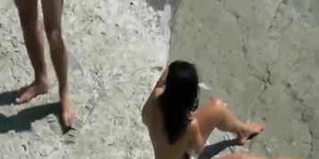 Trimmed pussy nudist fucked friom behind