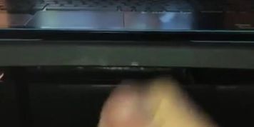 Whiteboy Cums To Interracial Porn 15