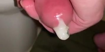 Cumming in condom slow motion 4K
