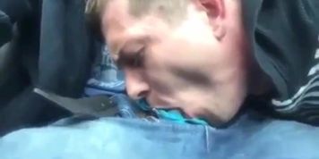 Super Gay Blowjob In Car