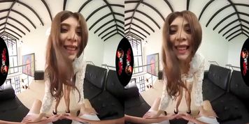 Vrlatina - Pretty Latin Teen Dominated Rough Sex - Vr