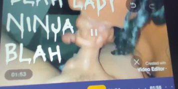  Homemade POF beautiful black ebony, gives fantastic blowjob 