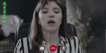 Slutty Employee Interrupts Boss&rsquo;S Video Call By Sucking Her Cock Trailer (Hot Pearl)