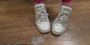 Cum On My Sneakers Collection Cumshot Cumpilation 1