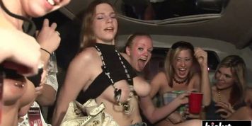 Gorgeous girls know how to party hard