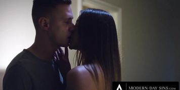 MODERN-DAY SINS - Voyeur Stepbrother Spies On His Stepsister&#'s Slumber Party And Seduces Her Friend!