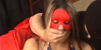 superheroine mix bondage girl/