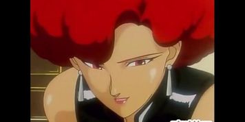 Lesbian anime-hentai on shower