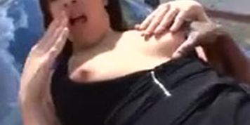 Hot French Brunette Fucks A Big Black Dick On A Car