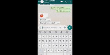 Chantaje a mi cu&ntilde;ada pillada puta infiel