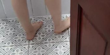 Step mother sneak  in the bathroom with step son and fuck during a Summer Barbeque