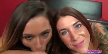 Felicity Feline and Jaye Summers - POV threesome (Felicity Grace, Nina De Ponca)